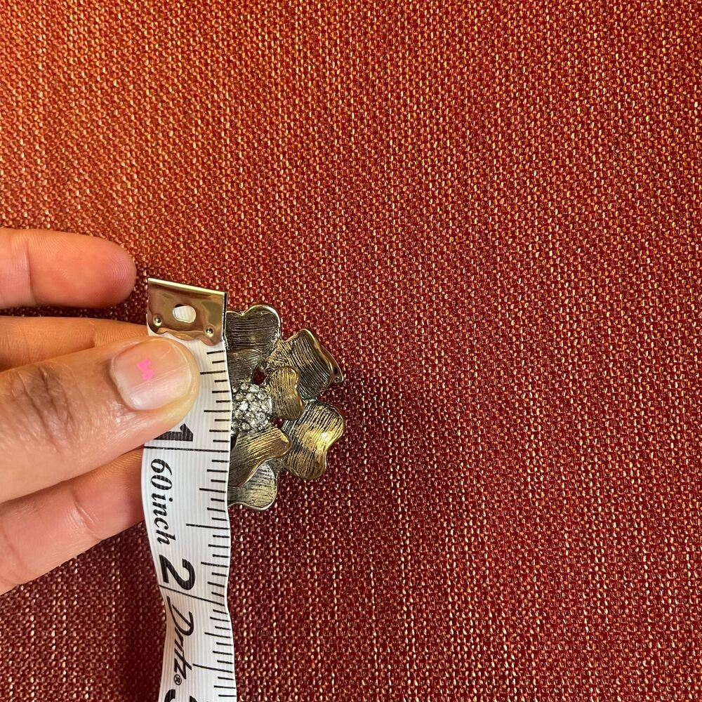 Large Silver Flower Statement Ring Adjustable Cocktail Jewelry Textured Petals - Picture 6 of 6